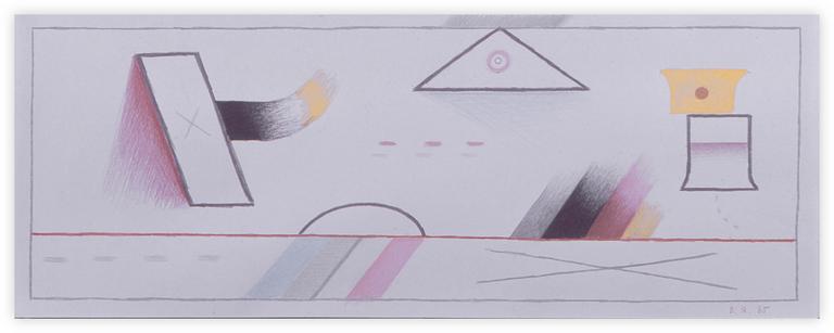 Catalogue raisonné, Vladimir Yankilevsky, From the cycle The Space of Experience, 1985