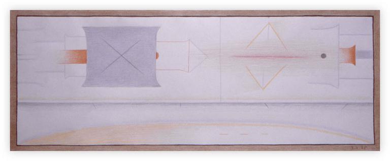 Catalogue raisonné, Vladimir Yankilevsky, From the cycle The Space of Experience, 1985