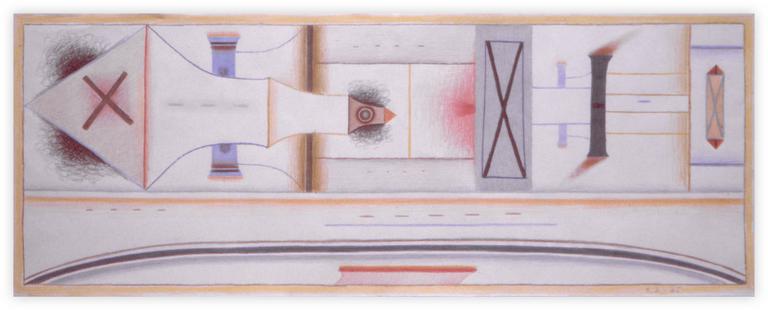 Catalogue raisonné, Vladimir Yankilevsky, From the cycle The Space of Experience, 1985