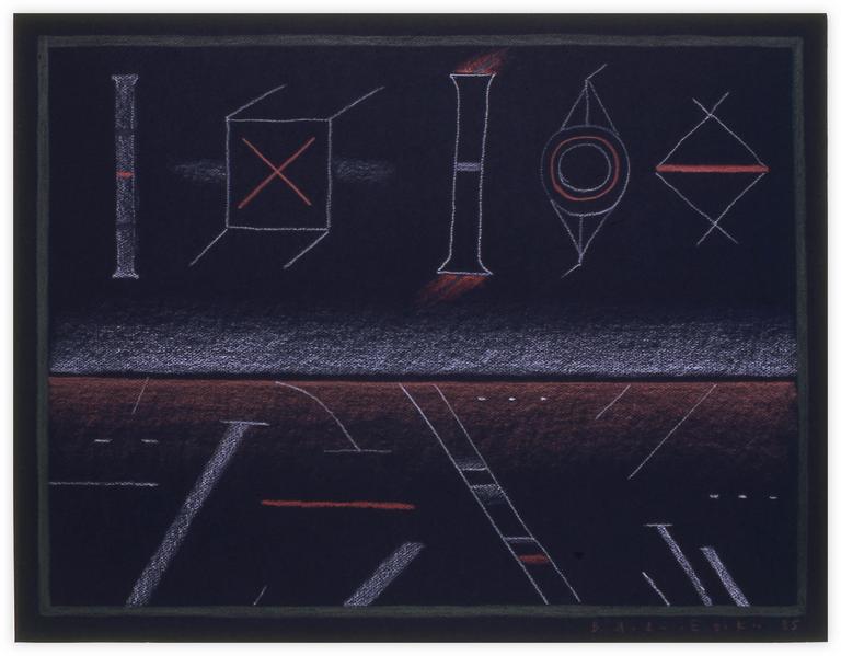 Catalogue raisonné, Vladimir Yankilevsky, From the cycle The Space of Experience, 1985