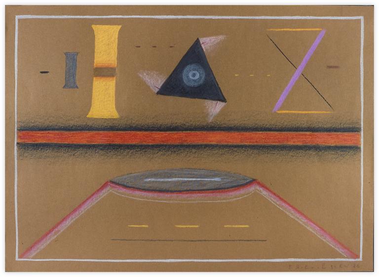 Catalogue raisonné, Vladimir Yankilevsky, From the cycle The Space of Experience, 1986