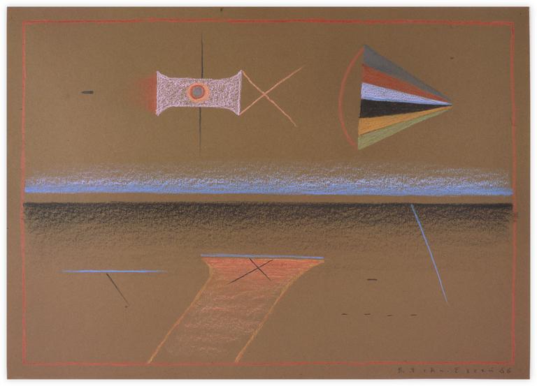 Catalogue raisonné, Vladimir Yankilevsky, From the cycle The Space of Experience, 1986