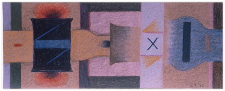 Catalogue raisonné, Vladimir Yankilevsky, From the cycle The Space of Experience, 1986