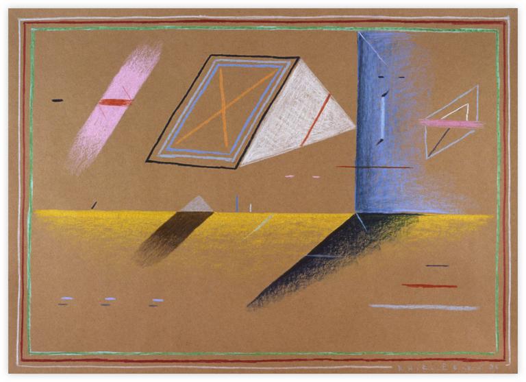 Catalogue raisonné, Vladimir Yankilevsky, From the cycle The Space of Experience, 1986