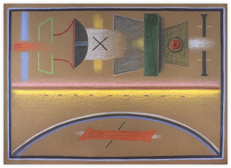 Catalogue raisonné, Vladimir Yankilevsky, From the cycle The Space of Experience, 1986