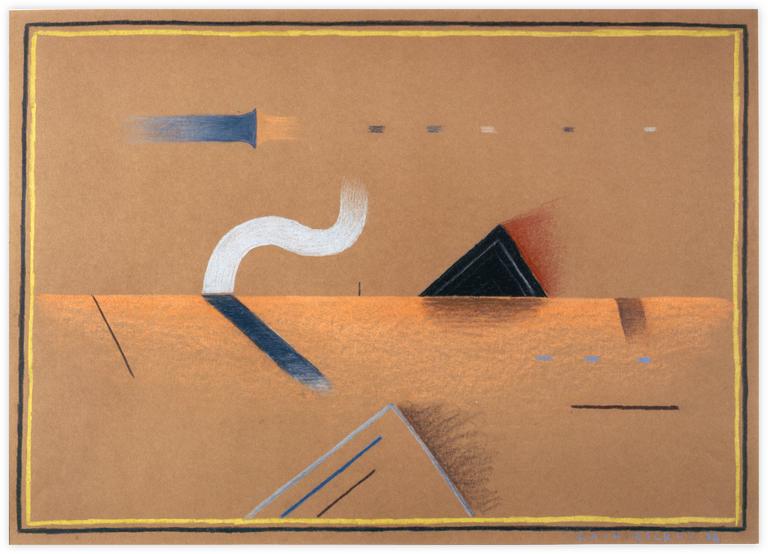 Catalogue raisonné, Vladimir Yankilevsky, From the cycle The Space of Experience, 1986