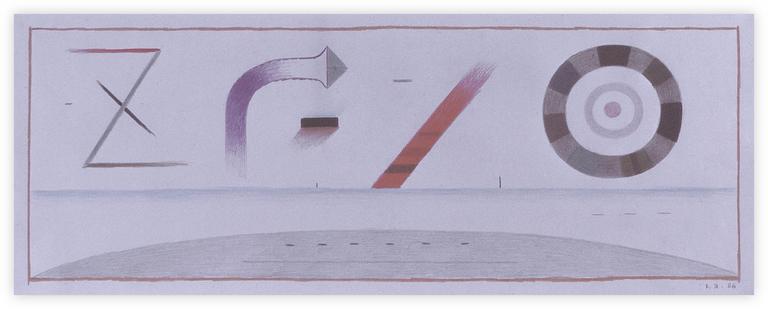 Catalogue raisonné, Vladimir Yankilevsky, From the cycle The Space of Experience, 1986