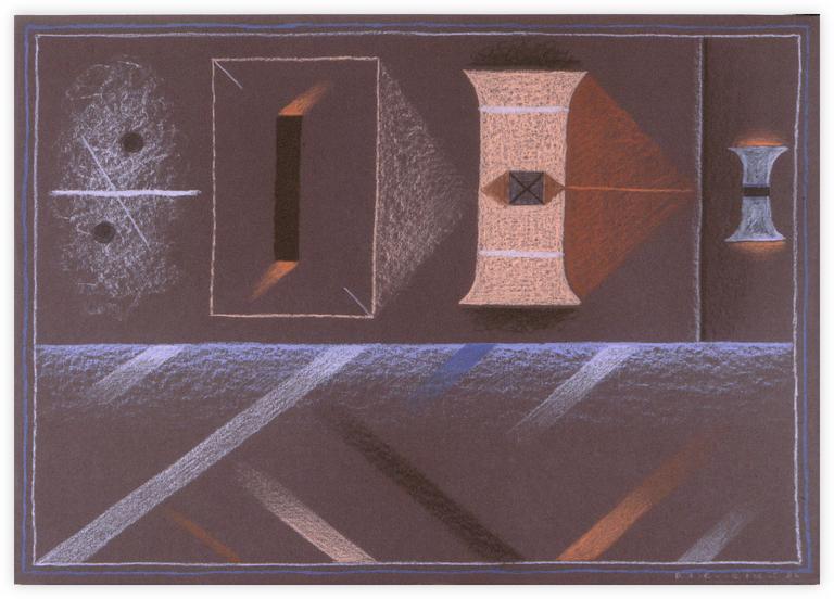 Catalogue raisonné, Vladimir Yankilevsky, From the cycle The Space of Experience, 1986
