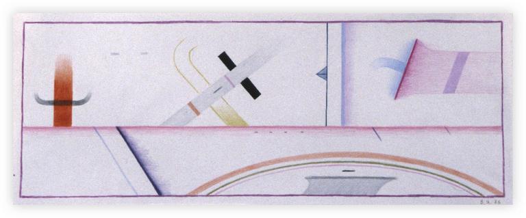 Catalogue raisonné, Vladimir Yankilevsky, From the cycle The Space of Experience, 1986