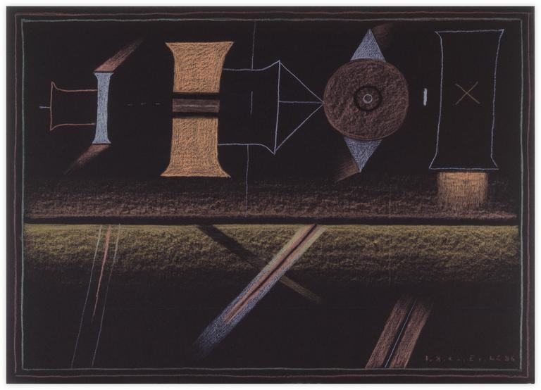 Catalogue raisonné, Vladimir Yankilevsky, From the cycle The Space of Experience, 1986