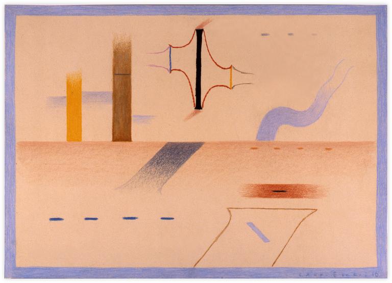 Catalogue raisonné, Vladimir Yankilevsky, From the cycle The Space of Experience, 1986