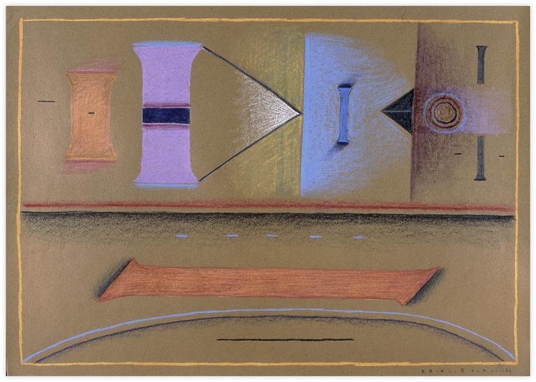 Catalogue raisonné, Vladimir Yankilevsky, From the cycle The Space of Experience, 1986