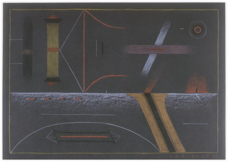 Catalogue raisonné, Vladimir Yankilevsky, From the cycle The Space of Experience, 1987