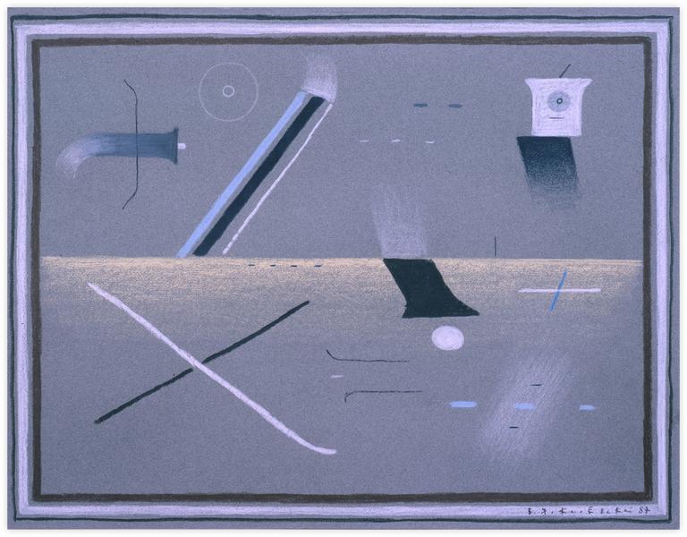 Catalogue raisonné, Vladimir Yankilevsky, From the cycle The Space of Experience, 1987