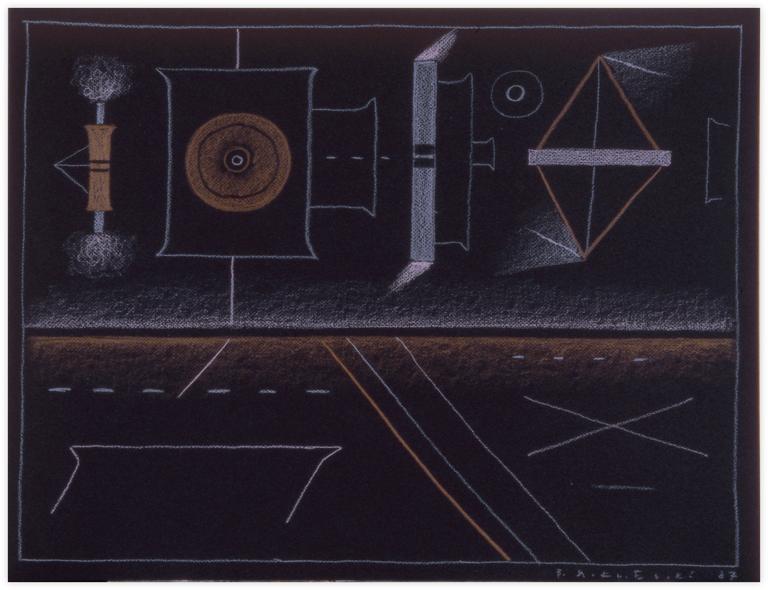Catalogue raisonné, Vladimir Yankilevsky, From the cycle The Space of Experience, 1987