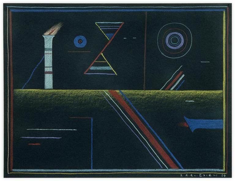 Catalogue raisonné, Vladimir Yankilevsky, From the cycle The Space of Experience, 1987