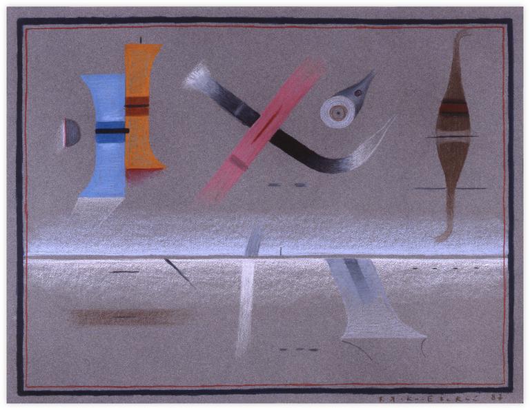 Catalogue raisonné, Vladimir Yankilevsky, From the cycle The Space of Experience, 1987