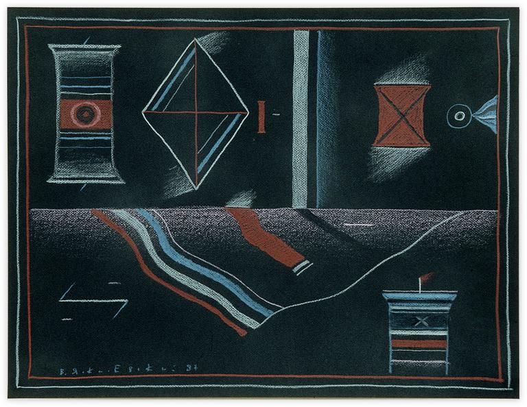 Catalogue raisonné, Vladimir Yankilevsky, From the cycle The Space of Experience, 1987