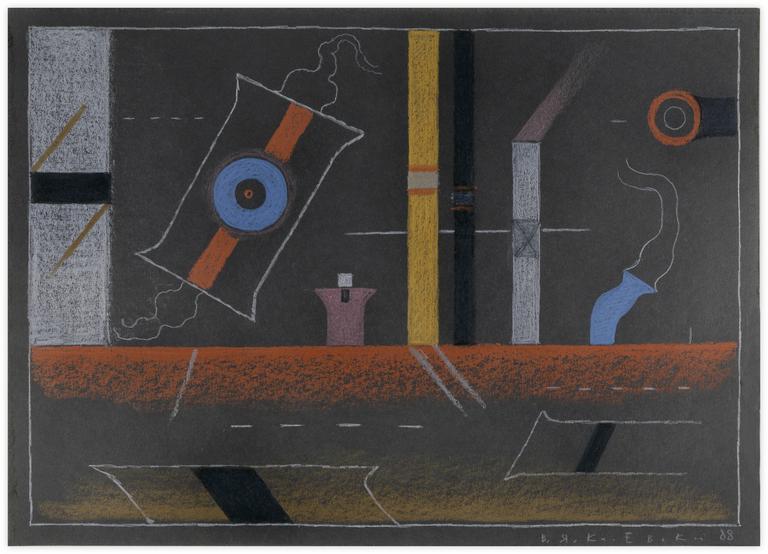 Catalogue raisonné, Vladimir Yankilevsky, From the cycle The Space of Experience, 1988