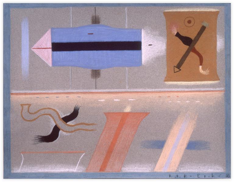 Catalogue raisonné, Vladimir Yankilevsky, From the cycle The Space of Experience, 1988