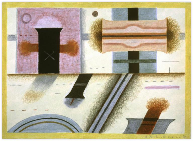 Catalogue raisonné, Vladimir Yankilevsky, From the cycle The Space of Experience, 1988