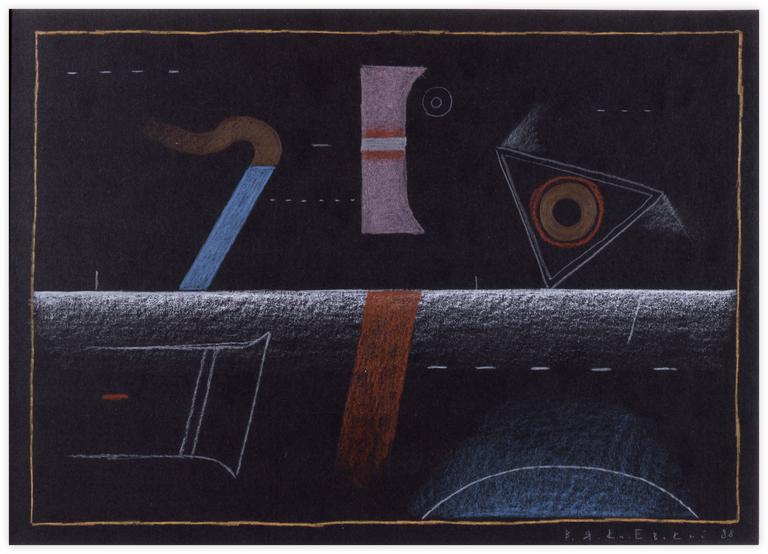 Catalogue raisonné, Vladimir Yankilevsky, From the cycle The Space of Experience, 1988