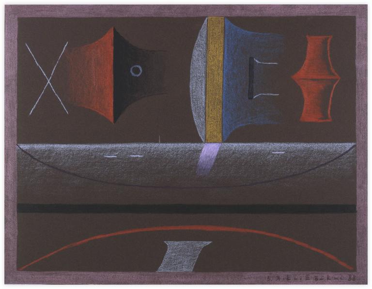 Catalogue raisonné, Vladimir Yankilevsky, From the cycle The Space of Experience, 1988