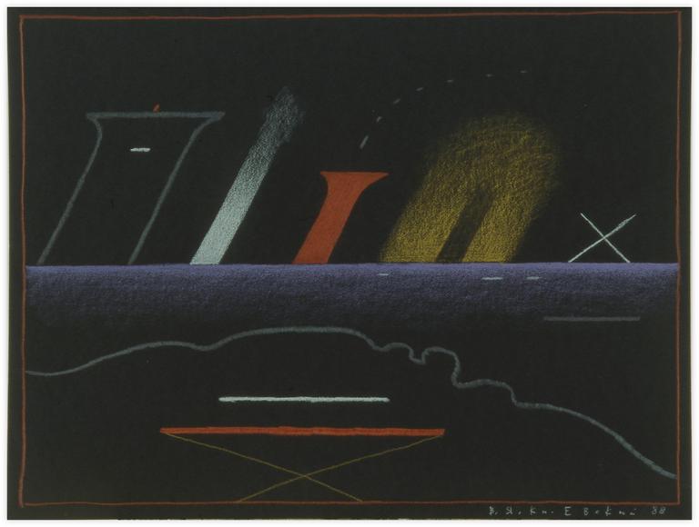 Catalogue raisonné, Vladimir Yankilevsky, From the cycle The Space of Experience, 1988