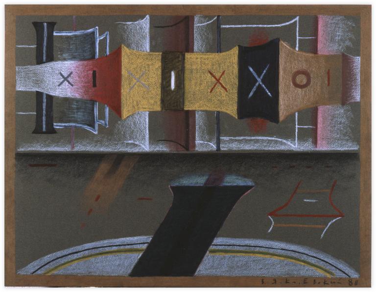 Catalogue raisonné, Vladimir Yankilevsky, From the cycle The Space of Experience, 1988