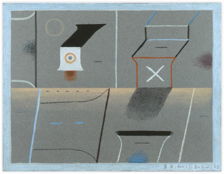 Catalogue raisonné, Vladimir Yankilevsky, From the cycle The Space of Experience, 1988