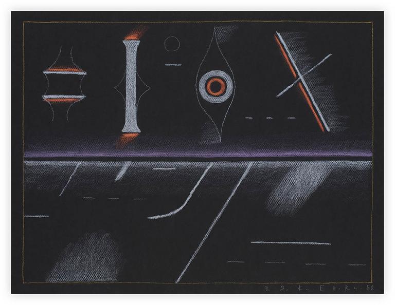 Catalogue raisonné, Vladimir Yankilevsky, From the cycle The Space of Experience, 1988