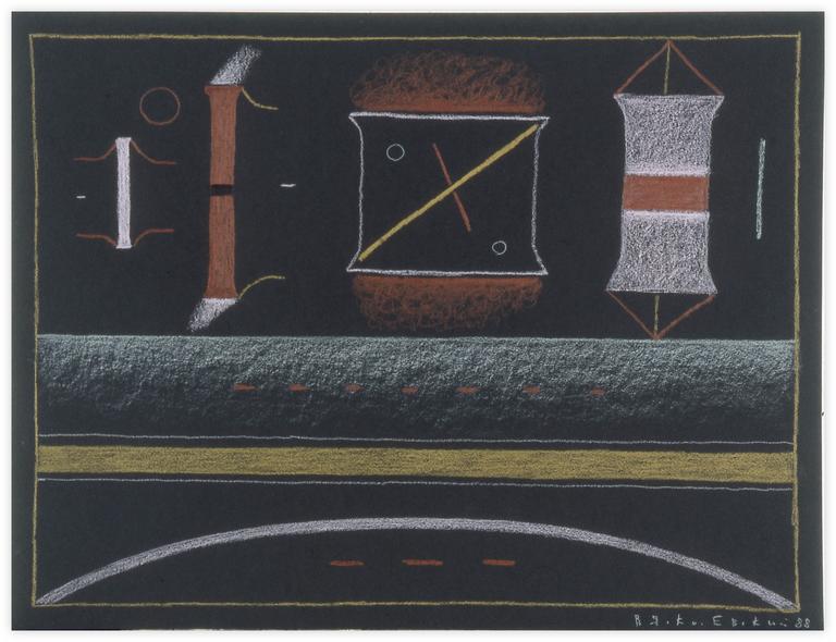 Catalogue raisonné, Vladimir Yankilevsky, From the cycle The Space of Experience, 1988