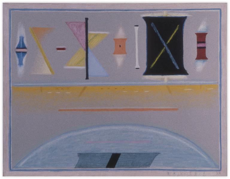 Catalogue raisonné, Vladimir Yankilevsky, From the cycle The Space of Experience, 1988