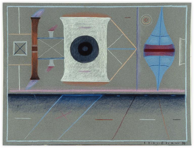 Catalogue raisonné, Vladimir Yankilevsky, From the cycle The Space of Experience, 1988