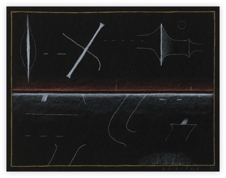 Catalogue raisonné, Vladimir Yankilevsky, From the cycle The Space of Experience, 1988