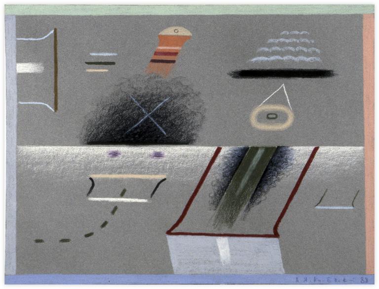Catalogue raisonné, Vladimir Yankilevsky, From the cycle The Space of Experience, 1988
