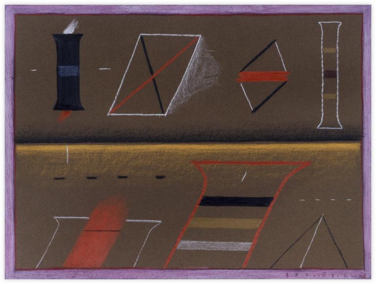 Catalogue raisonné, Vladimir Yankilevsky, From the cycle The Space of Experience, 1988