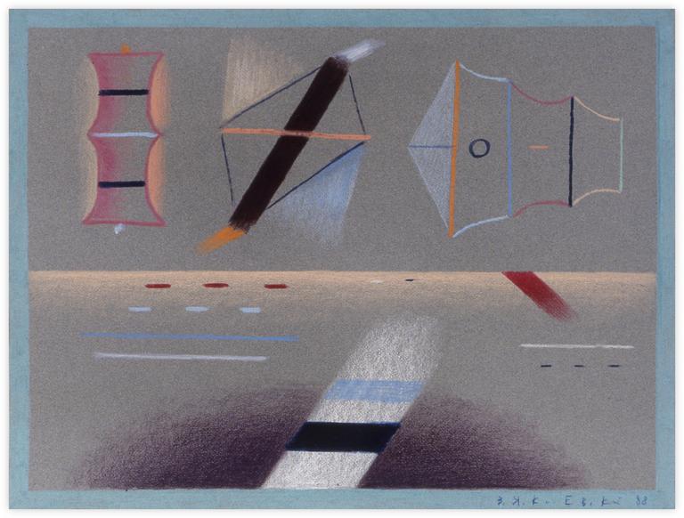 Catalogue raisonné, Vladimir Yankilevsky, From the cycle The Space of Experience, 1988