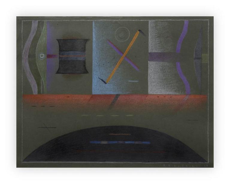Catalogue raisonné, Vladimir Yankilevsky, From the cycle The Space of Experience, 1988