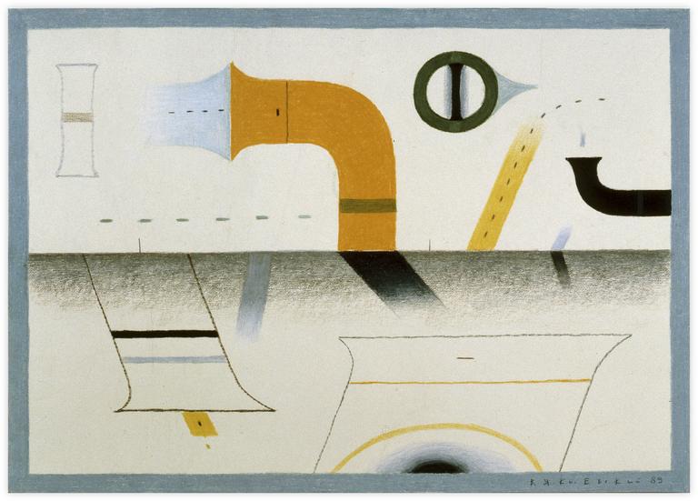 Catalogue raisonné, Vladimir Yankilevsky, From the cycle The Space of Experience, 1989