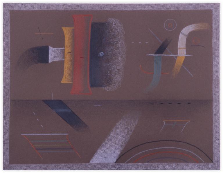 Catalogue raisonné, Vladimir Yankilevsky, From the cycle The Space of Experience, 1989