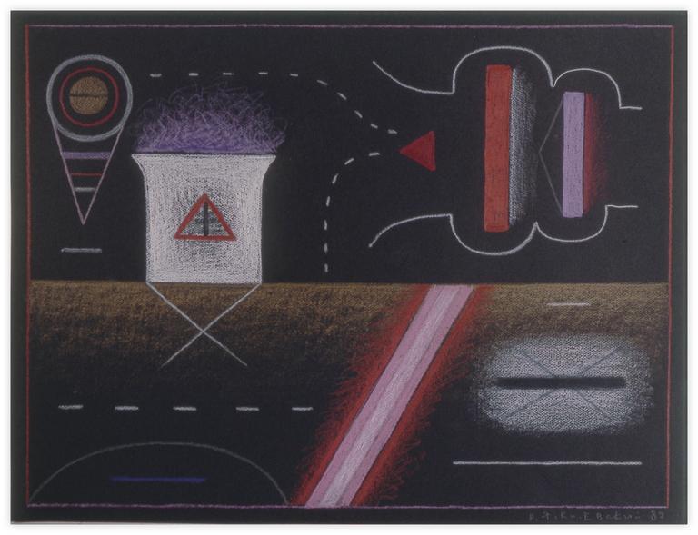 Catalogue raisonné, Vladimir Yankilevsky, From the cycle The Space of Experience, 1989
