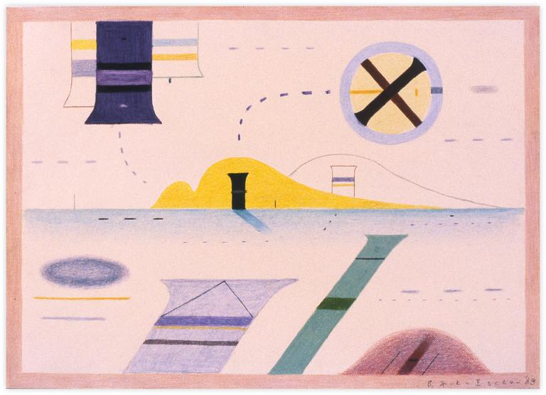 Catalogue raisonné, Vladimir Yankilevsky, From the cycle The Space of Experience, 1989