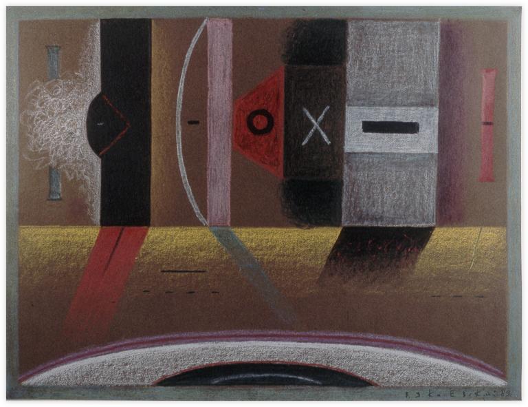 Catalogue raisonné, Vladimir Yankilevsky, From the cycle The Space of Experience, 1989