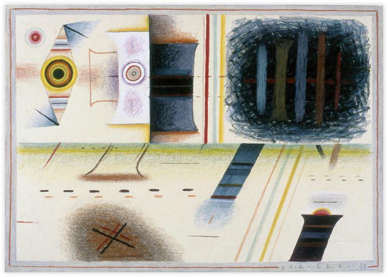Catalogue raisonné, Vladimir Yankilevsky, From the cycle The Space of Experience, 1989