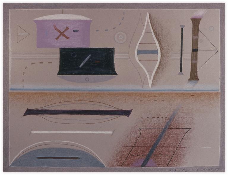 Catalogue raisonné, Vladimir Yankilevsky, From the cycle The Space of Experience, 1989