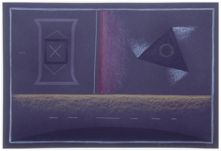 Catalogue raisonné, Vladimir Yankilevsky, From the cycle The Space of Experience, 1989