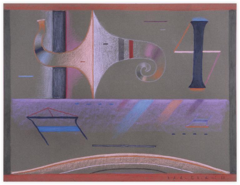 Catalogue raisonné, Vladimir Yankilevsky, From the cycle The Space of Experience, 1989