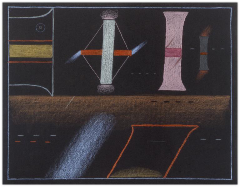 Catalogue raisonné, Vladimir Yankilevsky, From the cycle The Space of Experience, 1988