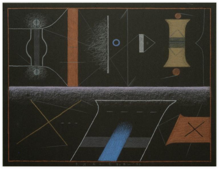 Catalogue raisonné, Vladimir Yankilevsky, From the cycle The Space of Experience, 1990